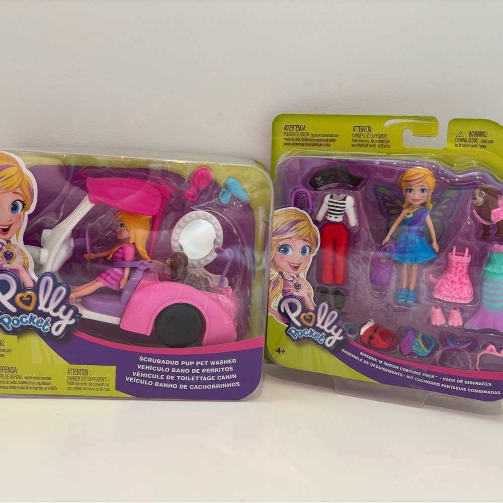 Polly Pocket Playsets with Accessories